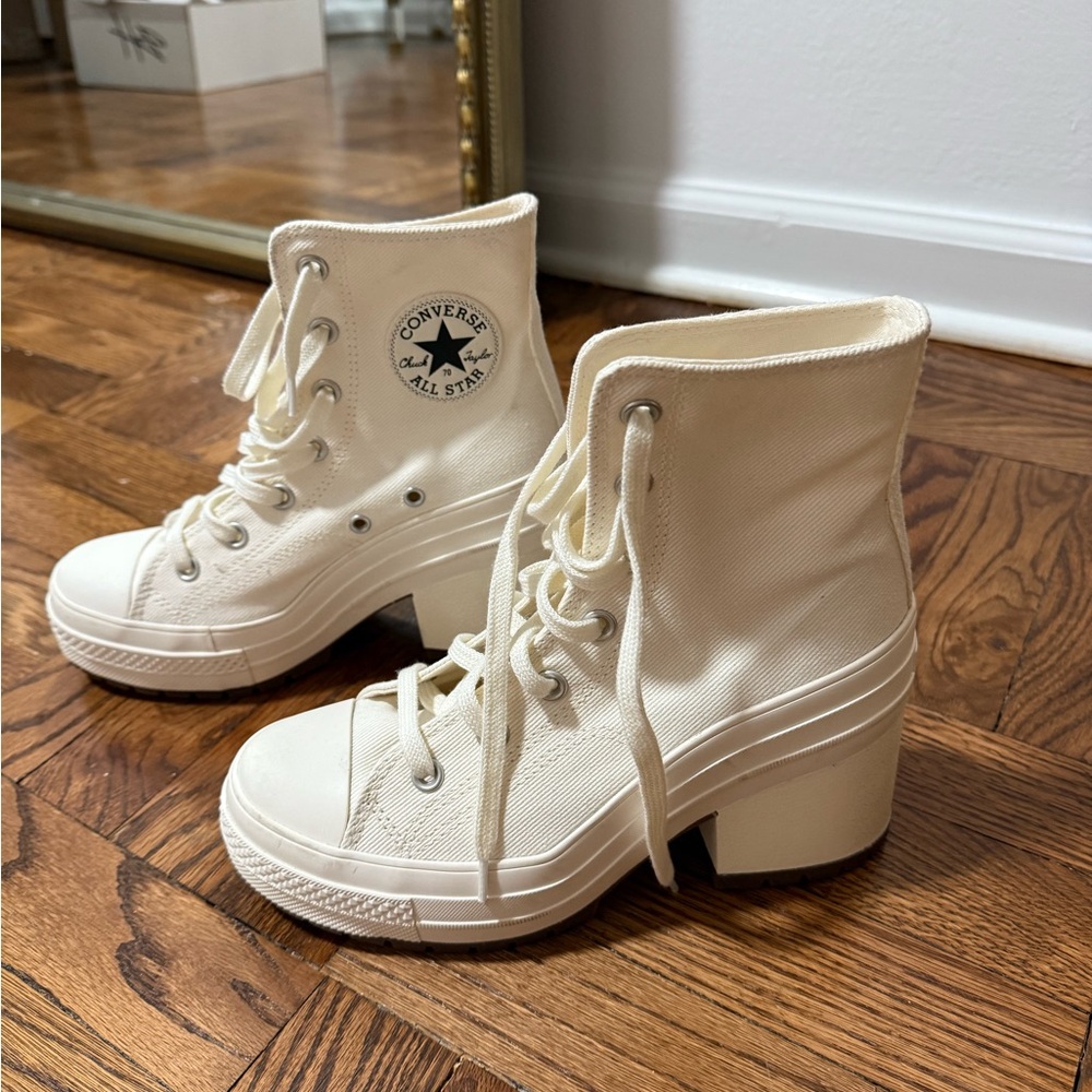 Converse Women's High-Top Platform Sneakers - White